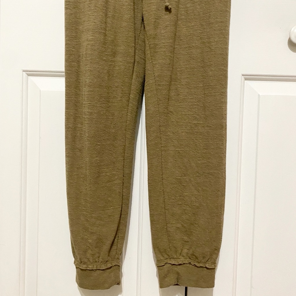 Free People FP Beach Bicoastal Olive Green Jumpsuit - Picture 4 of 6